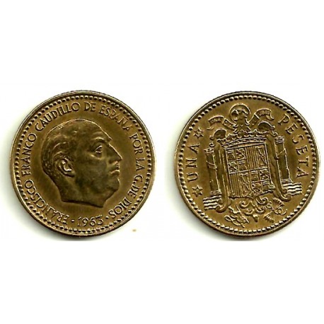 Estado Español. 1963*(19-65). 1 Peseta (MBC)