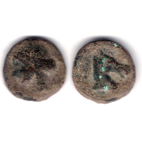 Cartago Nova. 220-215 a.C. Calco (BC+)