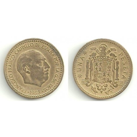 Estado Español. 1953*(19-61). 1 Peseta (MBC)