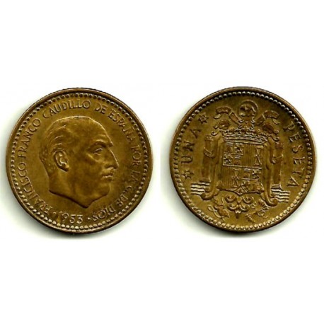 Estado Español. 1953*(19-61). 1 Peseta (EBC)