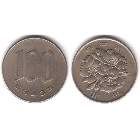 (Y82) Japón. 1968(43). 100 Yen (MBC)