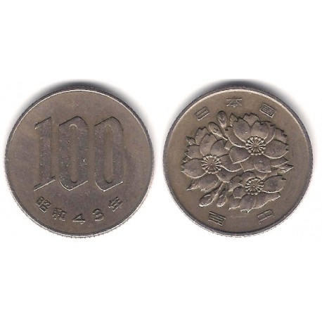 (Y82) Japón. 1968(43) 100 Yen (MBC)