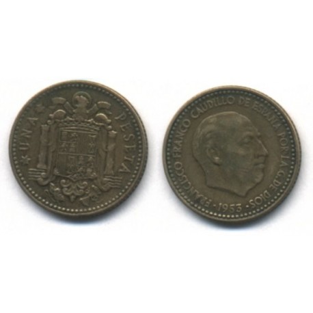 Estado Español. 1953*(19-60). 1 Peseta (MBC)