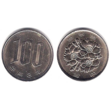 (Y98.2) Japón. 1991(3). 100 Yen (MBC)