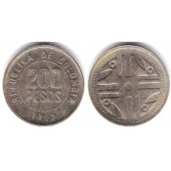 (287) Colombia. 1995. 200 Pesos (BC)
