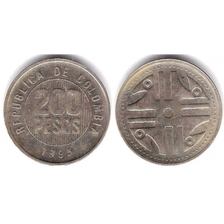 (287) Colombia. 1995. 200 Pesos (BC)