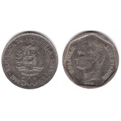 (Y79.1) Venezuela. 1998. 500 Bolivares (MBC)
