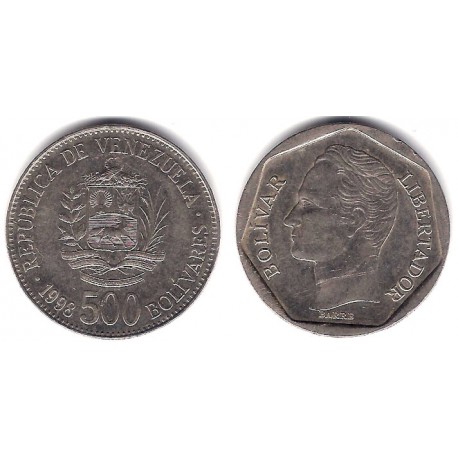 (Y79.1) Venezuela. 1998. 500 Bolivares (MBC)