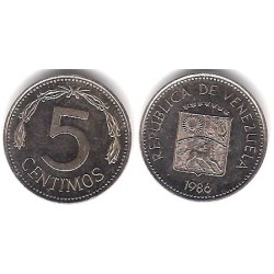 (Y49b) Venezuela. 1986. 5 Céntimos (SC)
