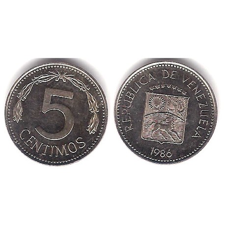 (Y49b) Venezuela. 1986. 5 Céntimos (SC)