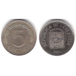 (Y49b) Venezuela. 1986. 5 Céntimos (SC)