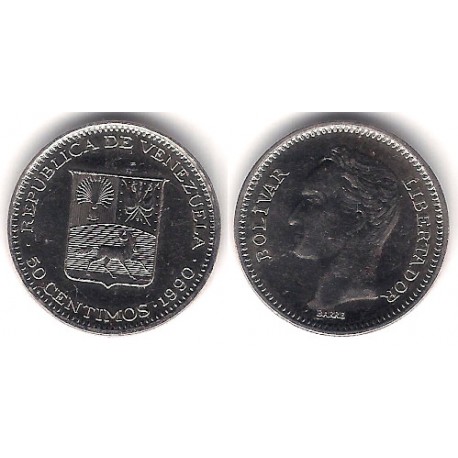 (Y41a) Venezuela. 1990. 50 Céntimos (SC)