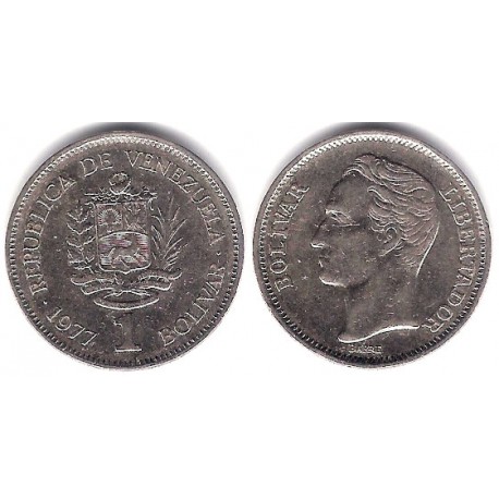 (Y52) Venezuela. 1977. 1 Bolivar (MBC)