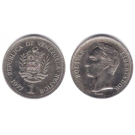 (Y52) Venezuela. 1977. 1 Bolivar (MBC)