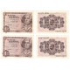 Estado Español. 1948. 1 Peseta (x2) (SC) Serie G. Pareja correlativa