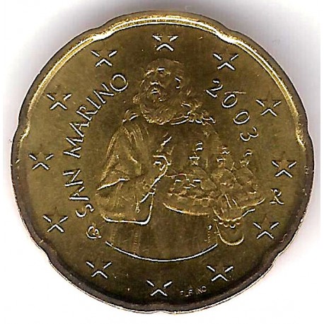 San Marino. 2003. 20 Céntimos (SC)