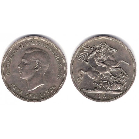 (880) Gran Bretaña. 1951. 5 Shillings (SC)