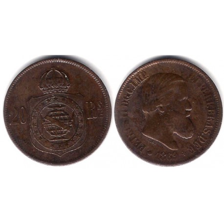 (474) Brasil. 1869. 20 Reis (MBC)