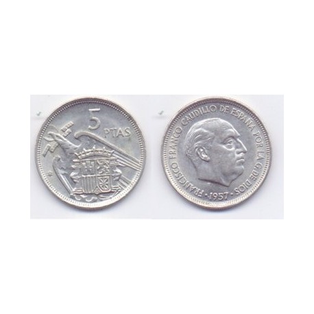 Estado Español. 1957*(71). 5 Pesetas (SC)