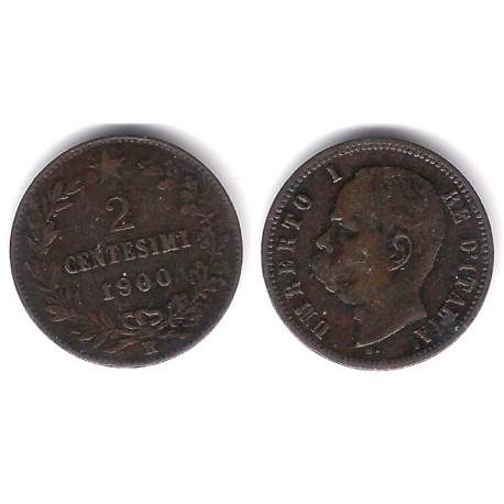 (30) Italia. 1900. 2 Centesimi (EBC)