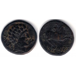 Conterbia Carbica (Cuenca). 120-80a.C. As (MBC)