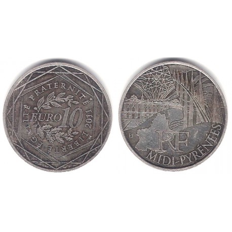 Francia. 2011. 10 Euro (BC) (Plata)
