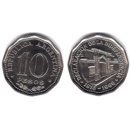 (62) Argentina. 1966. 10 Pesos (SC)