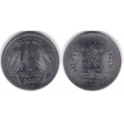 (92.2) India. 2002. 1 Rupee (EBC)