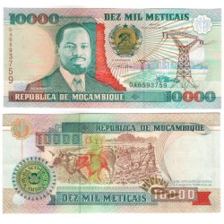 (137) Mozambique. 1991. 10000 Meticais (SC)
