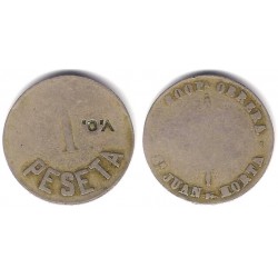 Sdad Cooperativa Obrera. San Juan de Horta. 1 Peseta (RC+)