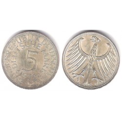 (112.1) Alemania. 1973(J). 5 Mark (SC) (Plata)