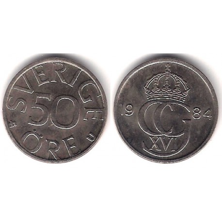 (855) Suecia. 1984. 50 Ore (SC)
