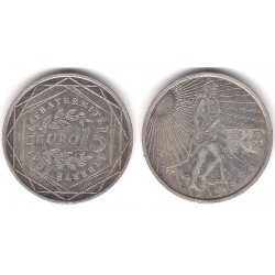 Francia. 2008. 15 Euro (BC+) (Plata)