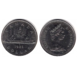 (120.1) Canadá. 1985. 1 Dollar (SC)