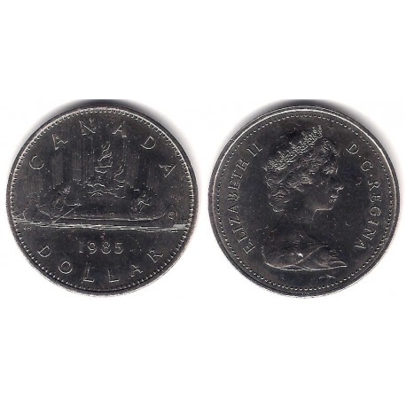 (120.1) Canadá. 1985. 1 Dollar (SC)