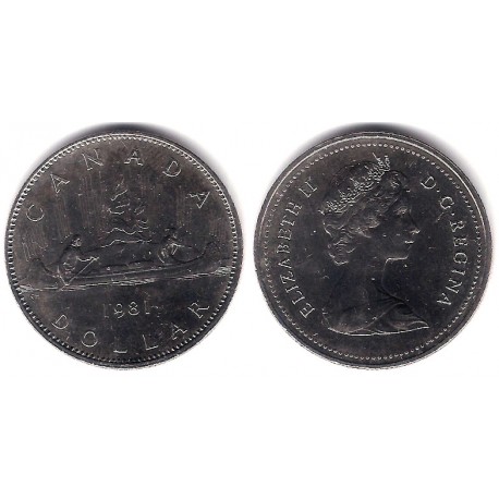 (120.1) Canadá. 1981. 1 Dollar (SC)