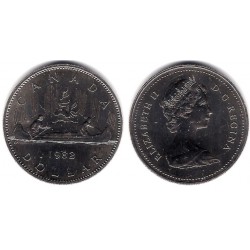 (120.1) Canadá. 1982. 1 Dollar (SC)