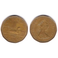 (157) Canadá. 1987. 1 Dollar (MBC)
