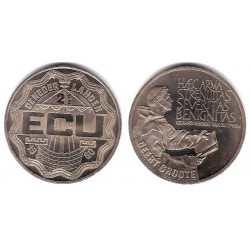 Países Bajos. 1990. 2½ Ecu (SC)