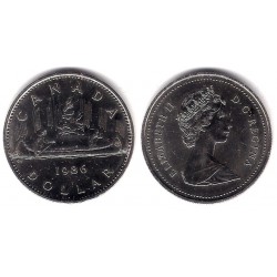 (120.1) Canadá. 1986. 1 Dollar (EBC+)
