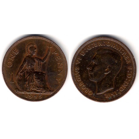 (845) Gran Bretaña. 1945. 1 Penny (MBC-)