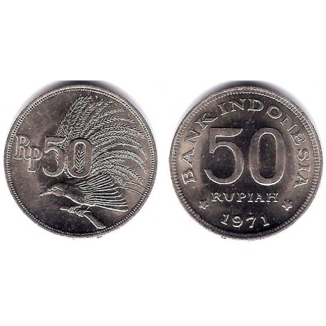 (35) Indonesia. 1971. 50 Rupiah (SC)