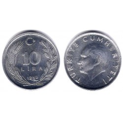 (964) Turquía. 1988. 10 Lira (SC)