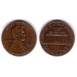 (201) Estados Unidos de América. 2008. 1 Cent (EBC)