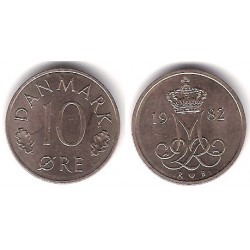 (860.2) Dinamarca. 1982. 10 Ore (EBC+)