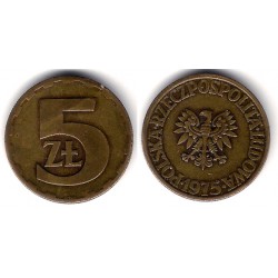 (Y81.1) Polonia. 1975. 5 Zlotych (SC)