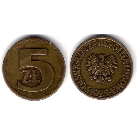 (Y81.1) Polonia. 1975. 5 Zlotych (SC)