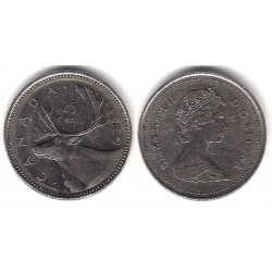 (74) Canadá. 1989. 25 Cents (MBC-)
