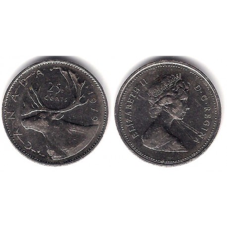 (74) Canadá. 1979. 25 Cents (MBC)