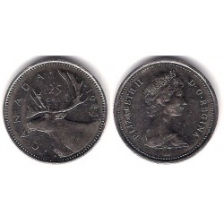 (74) Canadá. 1985. 25 Cents (MBC)